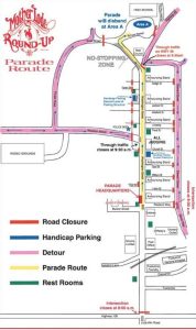Mother Lode Round-Up Parade Route, Other Details