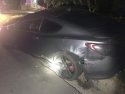 Lawrence crash site damage to vehicle