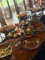 Seven Sisters luncheon spread after media tour May 25 2019