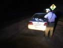 Arrest site on Tuolumne Road in Sonora