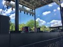 Westside Pavilion at beginning of main stage setup