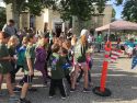 Preparing for the Kid's Run at the 2019 Luc's Run