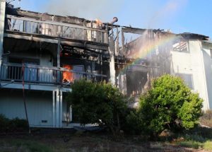 Fire at Vila Drive Condo Complex in the Gibbs Ranch Estates in Sonora