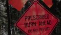 Prescribed burn sign