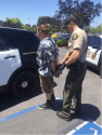 Wright being arrested for burglaries