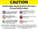 Algae Alert TC Environmental Health sign