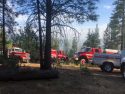 Ferretti Fire in the Groveland area