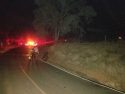 Fire by old Melones Dam Road