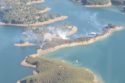 The Rawhide Fire in New Melones Lake