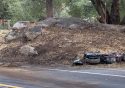 Motorcycle involved in crash