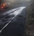 Crash cleanup on Tuolumne Road