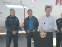 Thom Porter, Arnold Schwarzenegger and Gavin Newsom