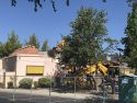 Work is underway to remove the former Denny’s restaurant in the Timberhill’s Shopping Center in Sonora.