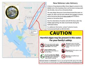 New Melones Advisory Labor Day Weekend 2019