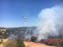 Slate Fire burning in Columbia