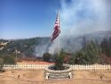 Slate Fire burning in Columbia