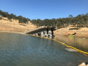 Houseboat sinks in Lake Don Pedro