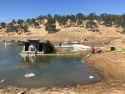 Houseboat sinks in Lake Don Pedro