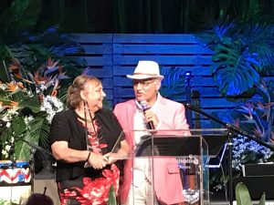 Anne and Ron Patel receive the Irving J Symons Award