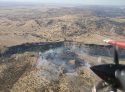 Flying overhead the Tulloch Fire