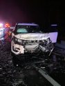 Calaveras County deputy's vehicle following crash with alleged DUI driver Sept 28 2019