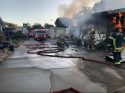 Mobile Home Fire Off Tuolumne Road