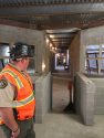 New Tuolumne County Jail staff monitoring station mirrors and is within eyeshot of adjacent station
