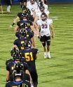 Summerville Bears shake hands after losing to the Ripon Christian Knights
