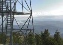 Rosasco Fire Visible From Mt. Elizabeth In Stanislaus National Forest