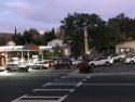 Cars backed up to get gas Tuesday ahead of planned power outage