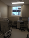 Exam room in pediatric pod area of Valley Springs Health and Wellness Center