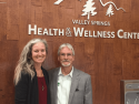 Fine artist Kathleen Dunphy and husband Dr. Randy Smart, CEO of MTHCD