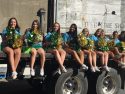 Homecoming Parade Cheerleaders