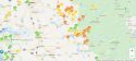 PGE Outage Map Oct 11 2019 1430 hours
