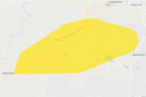 PG&E map Glenco area outage