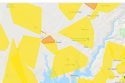 PG&E map of Angels Camp area as of 4 p.m.