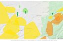 PG&E map of Arnold area as of 4 p.m.