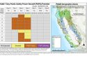 PG&E power shutoff potential graph and zone map