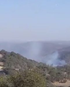 Mokelumne Hill structure and vegetation fire
