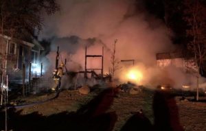 Fire on Hidden Valley Road