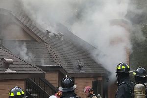 Fire at Quail Hallow Apartments on Chukar Circle