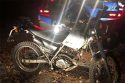 Motorcycle riden by Devon Hensley during chase