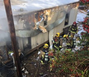 Structure Fire In Big Hill