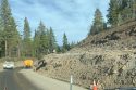 Slope work on HWY 108 up by Beardsley