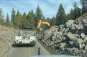 Slope work on HWY 108 up by Beardsley