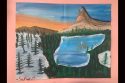 4th-5th Grade Art 1st Place: Sofia Olavarria "Sunset at Cathedral Peak" Belleview Elementary School