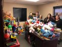 CHP Sonora CHIPS for Kids Toy Drive 2019 with staff at Tuolumne County Health Dept