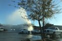 Geyser at the Timbehills Shopping Center along Mono Way