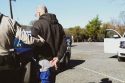 Jeramie Gilreath being arrested