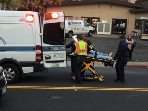 Vehicle Vs. Pedestrian Accident in downtown Sonora Dec 10 2019